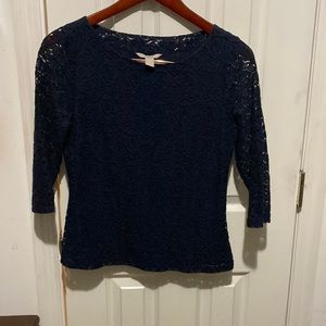 Navy blue blouse